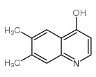 6,7-二甲基-4-羟基喹啉结构式
