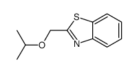 Benzothiazole, 2-[(1-methylethoxy)methyl]- (9CI)结构式