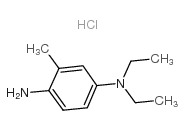 4-(N,N-二乙基)-2-甲基苯二胺盐酸盐结构式