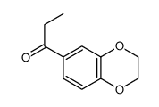 1-(2,3-二氢苯并[b][1,4]二氧杂环己烯-6-基)丙-1-酮结构式
