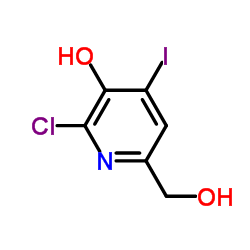 2-Chloro-6-(hydroxymethyl)-4-iodo-3-pyridinol picture