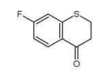 7-fluorothiochroman-4-one Structure