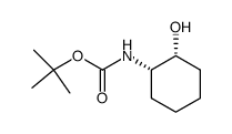 ((1S,2R)-2-羟基环己基)氨基甲酸叔丁酯结构式
