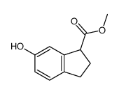 methyl 6-hydroxy-2,3-dihydro-1H-indene-1-carboxylate Structure