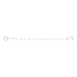 endo-BCN-PEG12-NHS ester Structure