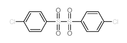 1,2-Bis(4-chlorophenyl)disulfane 1,1,2,2-tetraoxide Structure
