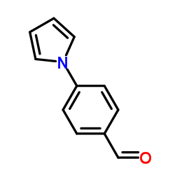 4-(1H-吡咯-1-基)苯甲醛结构式