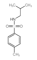 4-甲基-n-(2-甲基丙基)苯磺酰胺结构式