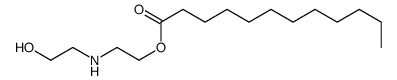 Lauric acid 2-[(2-hydroxyethyl)amino]ethyl ester Structure