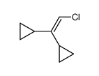 (2-chloro-1-cyclopropylethenyl)cyclopropane结构式