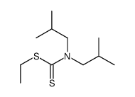 ethyl N,N-bis(2-methylpropyl)carbamodithioate Structure