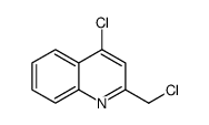 4-CHLORO-2-(CHLOROMETHYL)-QUINOLINE Structure