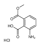 2-氨基-6-(甲氧羰基)苯甲酸盐酸盐结构式