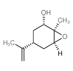 7-Oxabicyclo[4.1.0]heptan-2-ol,1-methyl-4-(1-methylethenyl)-, (1R,2S,4R,6S)-rel-结构式
