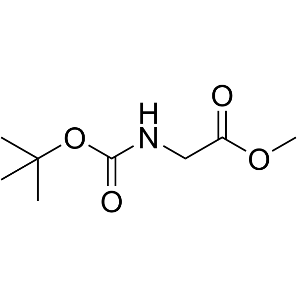 BOC-甘氨酸甲酯结构式