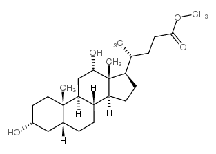 Cholan-24-oic acid,3,12-dihydroxy-, methyl ester, (3a,5b,12a)- structure