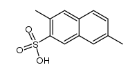 3,7-dimethyl-naphthalene-2-sulfonic acid结构式