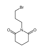 1-(3-bromopropyl)piperidine-2,6-dione Structure