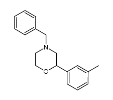 4-benzyl-2-m-tolyl-morpholine结构式