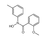 N-hydroxy-2-methoxy-N-(3-methylphenyl)benzamide结构式