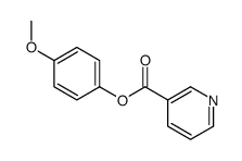(4-methoxyphenyl) pyridine-3-carboxylate Structure