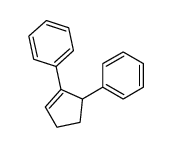 (2-phenylcyclopent-2-en-1-yl)benzene Structure