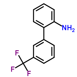 3'-(三氟甲基)-[1,1'-联苯]-2-胺盐酸盐结构式