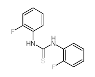 1,3-bis(2-fluorophenyl)thiourea Structure