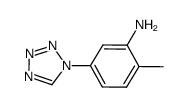 2-甲基-5-(1H-四唑-1-基)苯胺结构式
