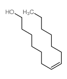 cis-7-tetradecenol Structure