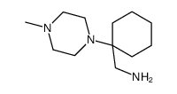 (1-(4-甲基哌嗪-1-基)环己基)甲胺结构式