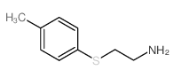 2-[(4-甲基苯基)硫代]乙胺结构式