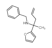 benzyl-(1-furan-2-yl-1-methyl-but-3-enyl)-amine Structure