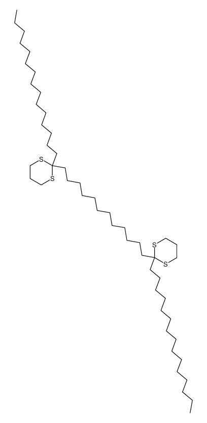 1,12-bis(2-pentadecyl-1,3-dithian-2-yl)dodecane结构式