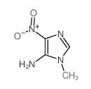 1-Methyl-4-nitro-1H-imidazol-5-amine Structure