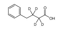 4-Phenylbutyric acid-d2 Structure