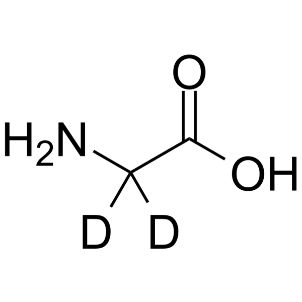 2,2-二氘代氨基乙酸结构式