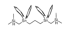 1,3-bis([(dimethylsilyl)methyl]diphenylstannyl)propane Structure