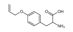 3-(4-(烯丙氧基)苯基)-2-氨基丙酸结构式