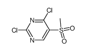 2,4-二氯-5-(甲基磺酰基)嘧啶结构式