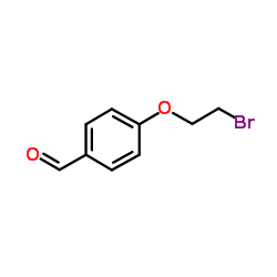 4-(2-溴乙氧基)苯甲醛结构式