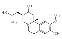 (+)-9-O-DESMETHYL-ALPHA-DIHYDROTETRABENAZINE结构式
