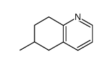 6-methyl-5,6,7,8-tetrahydroquinoline结构式