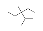 3-ethyl-2,3,4-trimethylpentane结构式