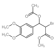methyl 3-acetyloxy-2-bromo-3-(3,4-dimethoxyphenyl)propanoate picture