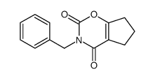 3-benzyl-6,7-dihydro-5H-cyclopenta[e][1,3]oxazine-2,4-dione结构式