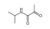 Propanamide, N-(1-methylethyl)-2-oxo- (9CI)结构式