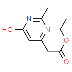ethyl (6-hydroxy-2-methylpyrimidin-4-yl)acetate Structure