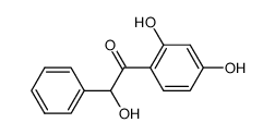 1-(2,4-dihydroxyphenyl)-2-hydroxy-2-phenylethanone结构式