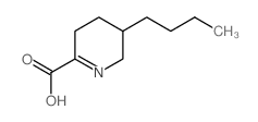 5-butyl-3,4,5,6-tetrahydropyridine-2-carboxylic acid Structure
